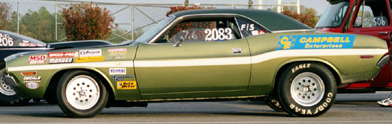 Campbell 1970 Dodge Challenger R/T SE Drag Race Car