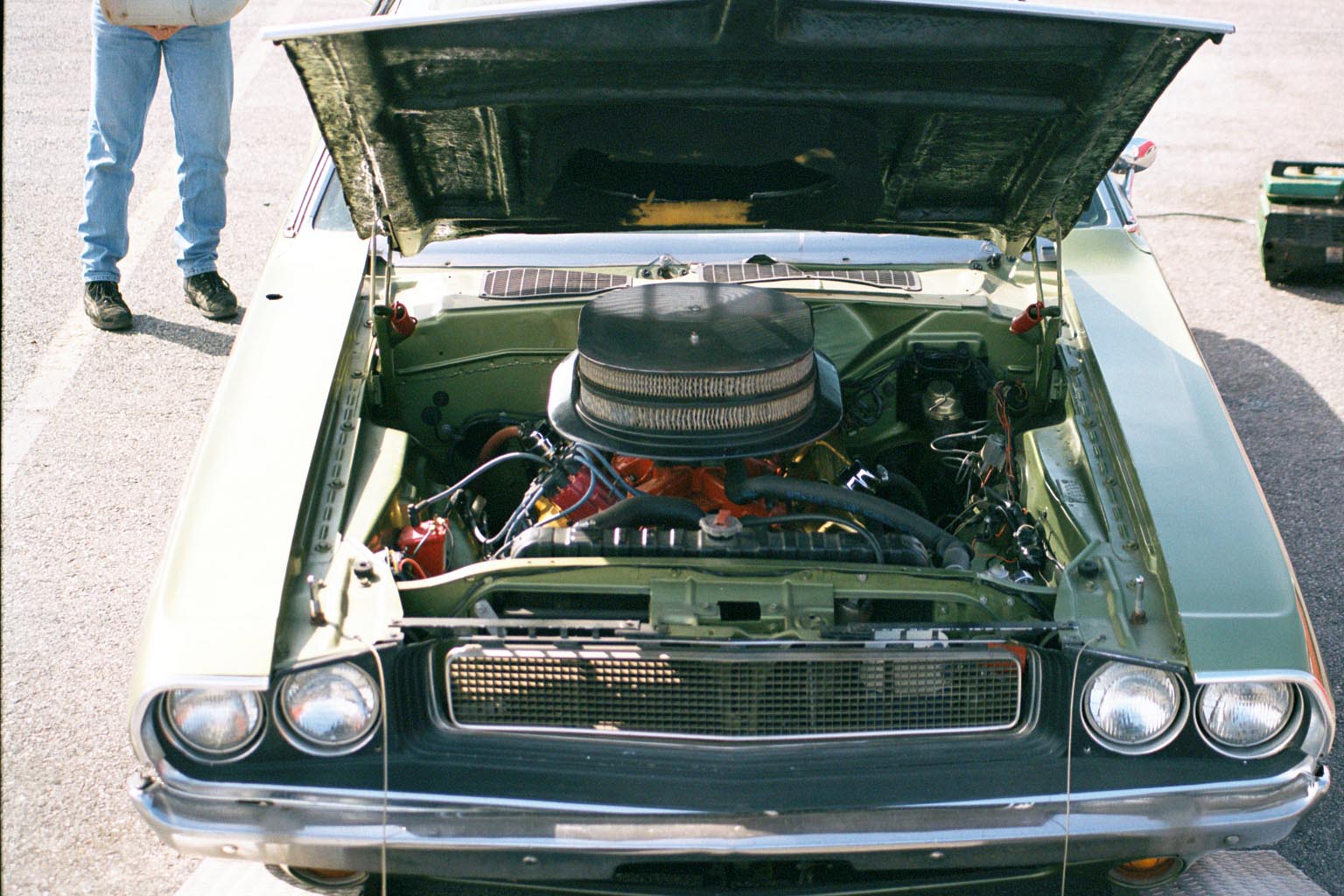 1970 Dodge Challenger Engine Compartment Picture