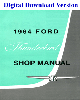1964 Ford Thunderbird Service Manual ebook download