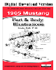 1965 Ford Mustang Part and Body Illustrations download ebook image
