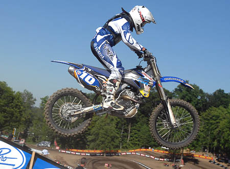 2010 Redbud Motocross Jacqueline Strong Jumps Drop Off